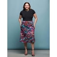 thumbnail image 2 of Plus Size Paisley A Line Knee Length Skirt, 2 of 3