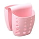 thumbnail image 5 of Escurridor de cocina Fregadero de usos múltiples Esponja Soporte Cesta de drenaje Colgador de tela Colgador de utensilios Organizador Estante de almacenamiento para , Rosado, 5 of 7