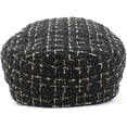 thumbnail image 5 of CoCopeaunts Women Newsboy Hats Plaid Tweed Baker Boy Fiddler Cap Beret Cap with Chain Cabbie Paperboy Sailor Hat, 5 of 6