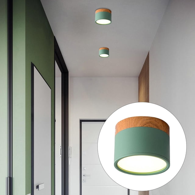 de tejado en superficie, luz de aluminio de 12 W, accesorio de lámpara de frío, moderno para comedor, cocina, Colco Lámpara de techo