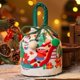 thumbnail image 1 of Decoraciones navideñas, adornos navideños, regalos de Navidad, bolsa de regalo de manzana para la víspera de Navidad, bolsa de dulces de mano, bolso de ante, 1 of 6