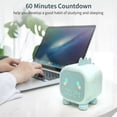 thumbnail image 3 of Cute Dragon-shaped Kids Alarm Clock with Voice Time Announcement, LED Digital Display & Smart Night Light Function - Rechargeable 5V 1200mAh Lithium Battery, ABS/PC/Silicone Material, Blue Color,, 3 of 6