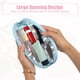thumbnail image 3 of Bolsa de Maquillaje Transparente Unique Bargains Neceser Organizador para Viajes PVC Azul, 3 of 7