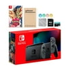 Nintendo Switch Gray Joy-Con Console Set, Bundle With Pokemon Shield And Mytrix Accessories