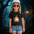 thumbnail image 2 of Staki Halloween T Shirts Toddler Fall Shirt for Girls Halloween Shirts Graphic Clothes Kids Short Sleeve Tee Tops(Black,13-14 Years), 2 of 5