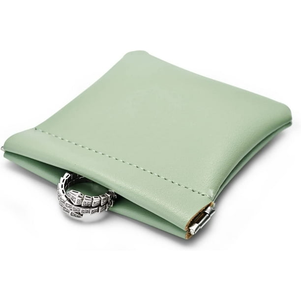 Oirlv PU Leather Jewelry Travel Bag Leather Jewelry Pouch,Wedding Party