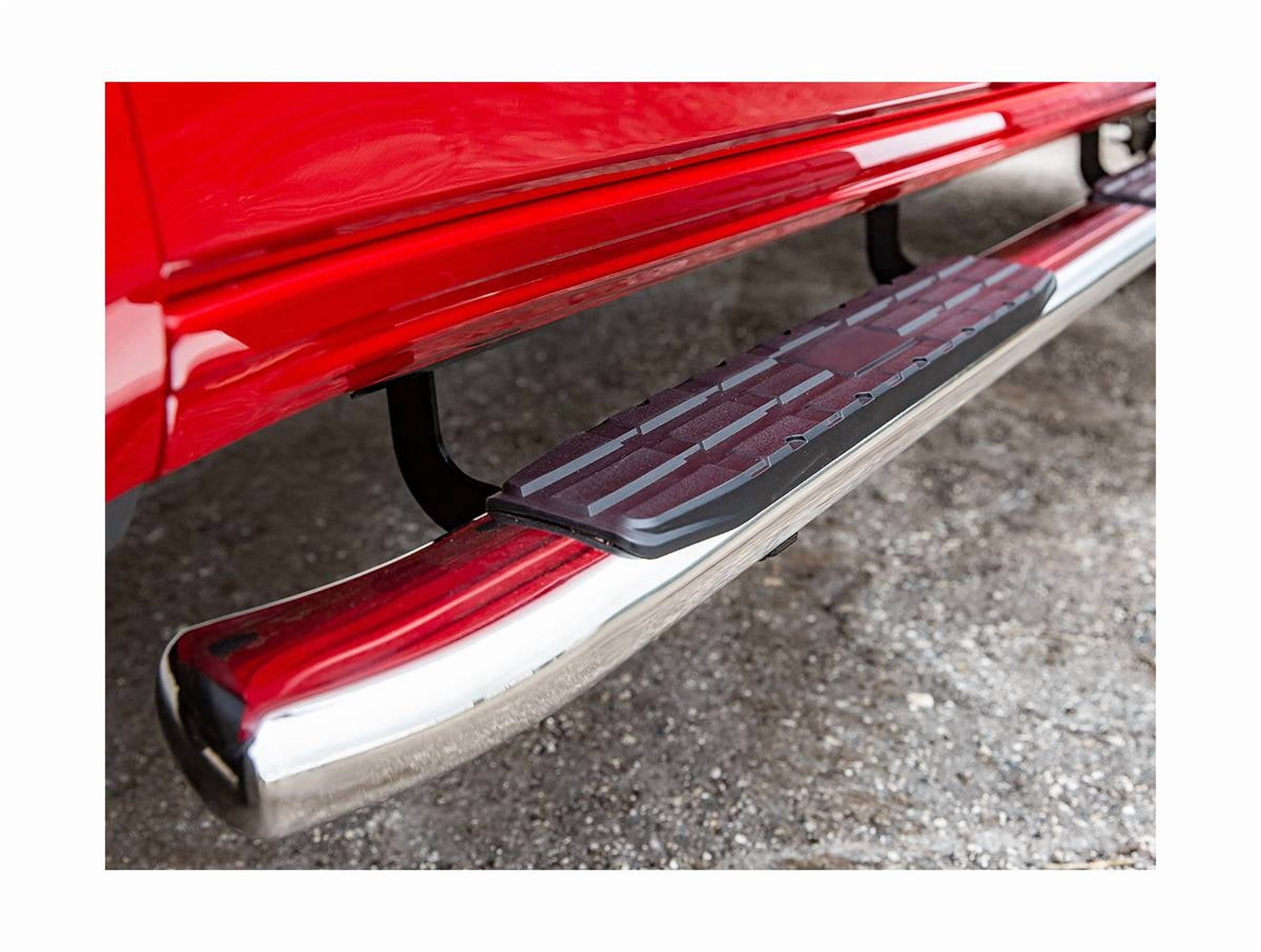 Ionic by RealTruck 4" Curved Stainless Nerf Bars Compatible with 1999-2016 Ford SuperDuty SuperCab