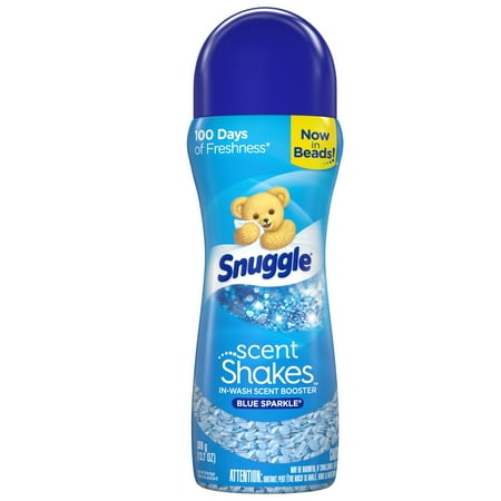 Sparkle Shades - Snuggle Scent Shakes In-Wash Scent Booster Beads, Blue Sparkle, 13.7 Ounces