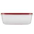 thumbnail image 2 of Rubbermaid, Easy Find Lids, Food Storage Container, Large, 2.5 Gal, Red - 2 Pack, Plastic, 2 of 3