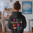 thumbnail image 7 of Telankuip God Is Within Her She Will Not Fall Hoodies for Girls Jesus Faith Bible Verse Preppy Crewneck Pullover Tops Oversized Inspirational Long Sleeve Cozy Kids Sweatshirts 2-Black 140, 7 of 7