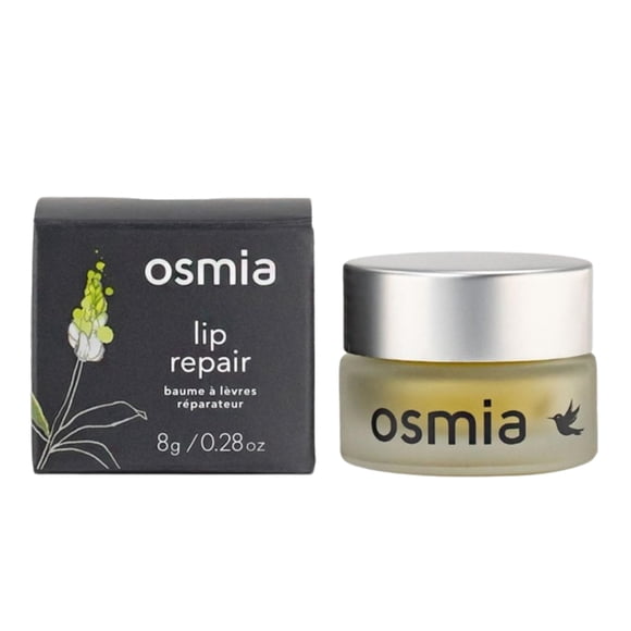 Osmia - Mascarilla de noche reparadora natural de labios + brillo hidratante | Belleza limpia para una piel sana (0,26 oz | 7,7 g)