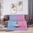 thumbnail image 2 of Throw Blanket 60x80 Inch,Halloween Pink Pumpkin Flannel Soft Cozy Fluffy Throw Blankets and Warm Throws for Adults in Couch Sofa Bed 80x60 Inch, 2 of 5