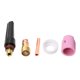 thumbnail image 3 of 5 Unids/Set TIG de Antorcha de Soldadura de Stubby de Gas Collet Cuerpo Kit de Lente para TIG WP -17 18 26 de Soldadura TIG Antorcha Gloria Copa rechoncha de soplete de soldadura, 3 of 8