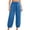 Light Blue, variant on Guluxicc Women's Cotton Tapered Pants with Pockets Elastic Waist Drawstring Loose Jogger Trousers for Everyday Wear