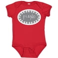 thumbnail image 3 of Inktastic Piano Keys Oval Boys or Girls Baby Bodysuit, 3 of 5