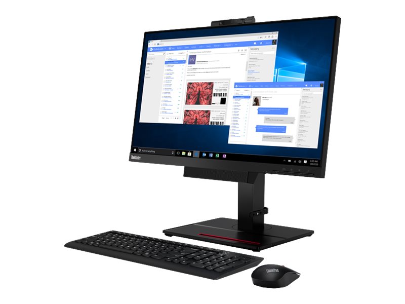 Lenovo ThinkCentre Tiny-in-One 24 Gen 4 23.8" Full HD 60Hz WLED LCD Monitor - 16:9 - Black - 24" Class - In-Plane Switching (IPS) Technology - 1920 x 1080-16.7 Million Colors - 250 Nit - 4 ms - image 2 of 10