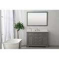 thumbnail image 2 of Design Element Milano 48" Solid Birch Hardwood Single Vanity in Grey, 2 of 16