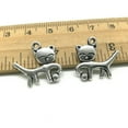 thumbnail image 2 of U8MO Lot Bundle Cat Antique Silver Jewelry Finding Charms Pendants Carfts DIY-20# 10pcs, 2 of 2