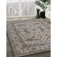 thumbnail image 3 of Ahgly Company Machine Washable Indoor Rectangle Industrial Modern Sandstone Brown Area Rugs, 4' x 6', 3 of 7