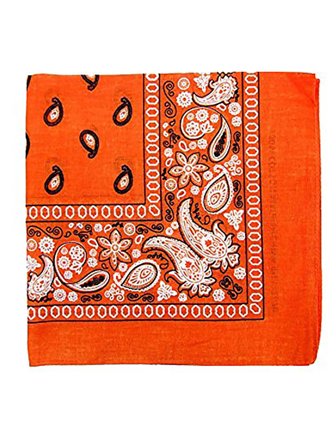 Pack of 100 Paisley 100 Cotton Bandanas Novelty Headwraps Bulk