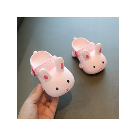 

Rotosw Girl s Slides Slip On Flat Sandals Fashion Slide Sandal Child Summer Slippers Kids Casual Shoes Pink 3Y