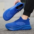thumbnail image 3 of Lace Up Breathable Mesh Knit Chunky Sole Casual Sneakers, 3 of 5