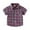 Red, variant on Huanglei Kids Toddler Flannel Shirt Jacket Plaid Short Sleeve Lapel Button Down Shacket Baby Boys Girls Shirt Top Outwear Boys' Graphic Tees Breathable Trendy Tops