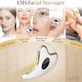 thumbnail image 6 of Electric Gua Sha, Face Massager with EMS 45°C Heat & Vibration, 9 Levels with LED Blue, Yellow, Red Light, 4 Modes Face Massager for Face, Anti Wrinkle Anti Ageing, 6 of 7