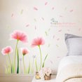 thumbnail image 1 of Conjunto de pegatinas de pared de flores rosas JAMW Sencillez, 1 of 5