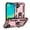 Rosegold, variant on Dteck Case for iPhone 17,Military Grade Drop Impact Case 360 Metal Rotating Ring Kickstand Holder Armor Heavy Duty Shockproof Cover for iPhone 17 ,Silver