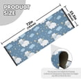 thumbnail image 3 of Cartoon Sheep Stars Clouds Runner Area Rug 2x6 Soft Non-Slip Washable Bedside Carpet for Hallway Bedroom Living Room Home Decor, 3 of 8