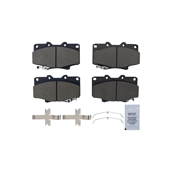 HUSCH Front Ceramic Brake Pad Kit D502 Fit For Toyota Land Cruiser 1991-1996