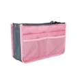 thumbnail image 5 of 1-Pack Versatile Multi-Pocket Handbag Organizer Insert for Women – Convenient Travel Purse Liner with Zipper Handles Pink TIKA, 5 of 7