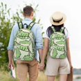 thumbnail image 6 of Daiia Cute Crocodile Vintage Canvas Backpack for Men and Women ,Hiking Backpack,Travel Laptop Bag for School,Large Capacity Backpack, 6 of 8