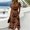 Light Brown, variant on Halloween Dresses for Women Witch Hat V Neck Bat Cute Wedding Guest Dress Pumpkin Short Sleeve Vintage Wrap Dresses XL