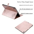 thumbnail image 3 of Dteck Folio Case For iPad Pro 12.9 inch 2018 release, Lightweight Embossed Butterfly PU Leather Flip Stand Case Cover with Card/Stlylus Holder,Rosegold, 3 of 4