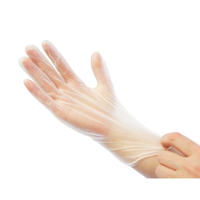 Guantes de vinilo multiuso (1000 guantes, 10 cajas de 100 guantes) talla XL