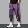 thumbnail image 3 of Pantalones holgados casuales para hombre, estilo harén, holgados, recortados, baratos, de alta calidad, a bajo precio, pantalones elegantes para hombre, ropa original, estética Y2k, 3 of 5