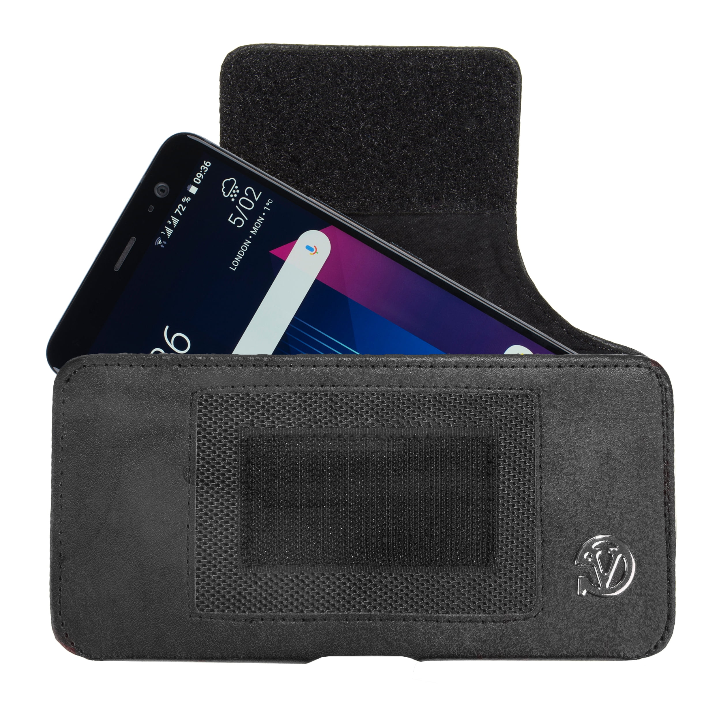Nylon Stitched Holster Carrying Case with Belt Loop and Clip for HTC Desire 12 / X2 / U11
