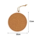 thumbnail image 5 of Mefallenssiah 1Pc Christmas Ornament Paperboard Christmas Tree Pendant Crafts with Rope, 5 of 5