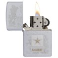 thumbnail image 3 of Zippo Army Logo Satin Chrome Pocket Lighter, 3 of 6