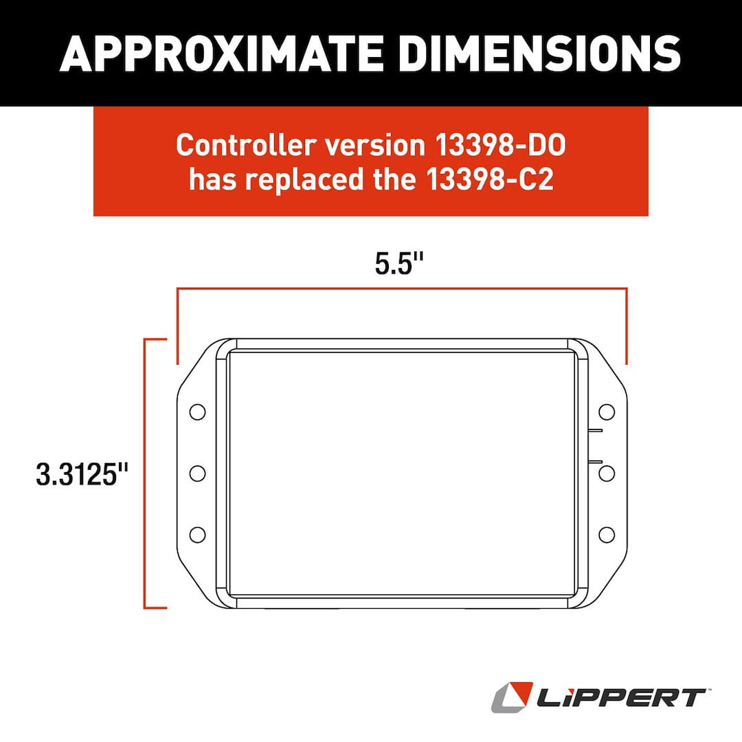 Lippert 211852 In-Wall RV Slide-Out V-Sync Ii Controller