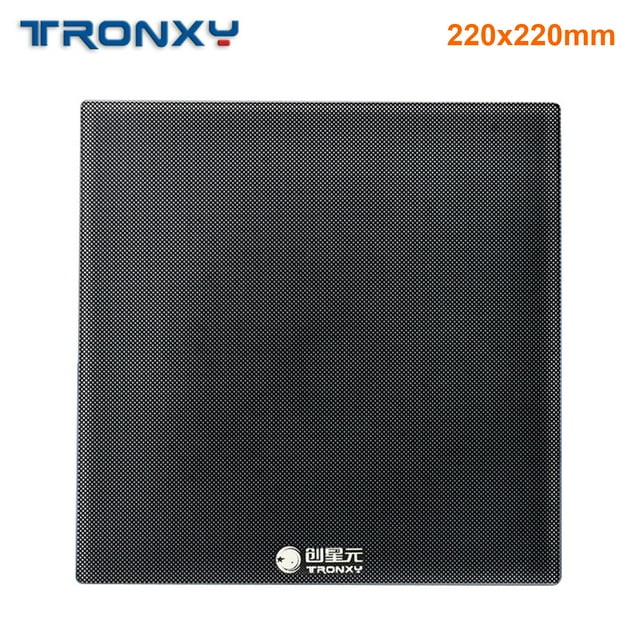 Tronxy Carbon Silicon Crystal Glass Print Bed Platform Build Surface 220*220mm for 3D Printer Hotbed