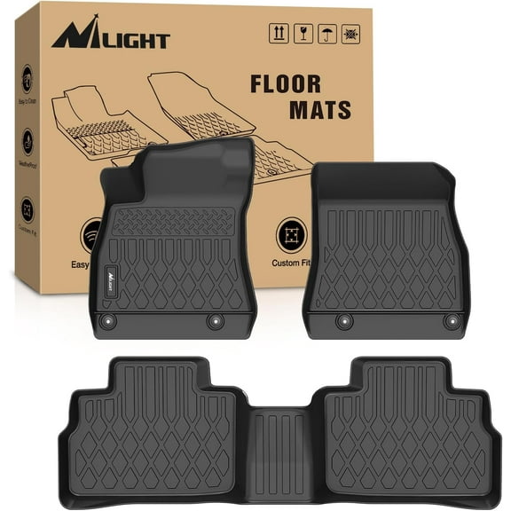 Nilight TPE Floor Mats for Nissan Sentra 2020 2021 2022 2023 2024 2025, All Weather Custom Fit Heavy Duty Floor Liners