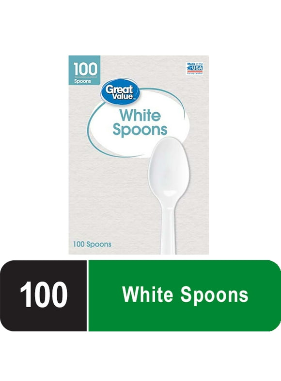Plastic Spoons in Disposable Tableware
