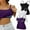 Bla/Whi/Pur, variant on Women Cotton Camisole Shelf Bra Cami Adjustable Spaghetti Strap Tank Top 3-Pack