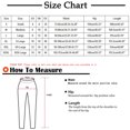 thumbnail image 2 of pstuiky Women Linen Pants, Fashion Womens Casual Solid Color Elastic Loose Pants Straight Wide Leg Trousers Pants Pants for Women Juniors Pants, 2 of 6