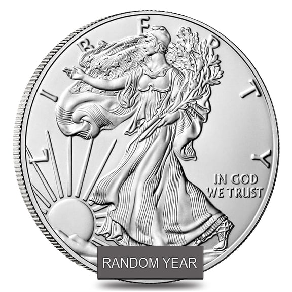1 oz Burnished Silver American Eagle In Cap (Random Year)
