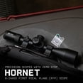 thumbnail image 4 of Monstrum Hornet 6-24x50 FFP Rifle Scope | Includes Zero Stop, Bubble Level Scope Rings, and Detachable Sunshade | MOA Reticle, 4 of 8