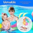 thumbnail image 6 of GRIP A POOL Beach Ball for Birthday Party - 20" Clear Inflatable Ball for Swimming Birthday Parties, 6 of 8